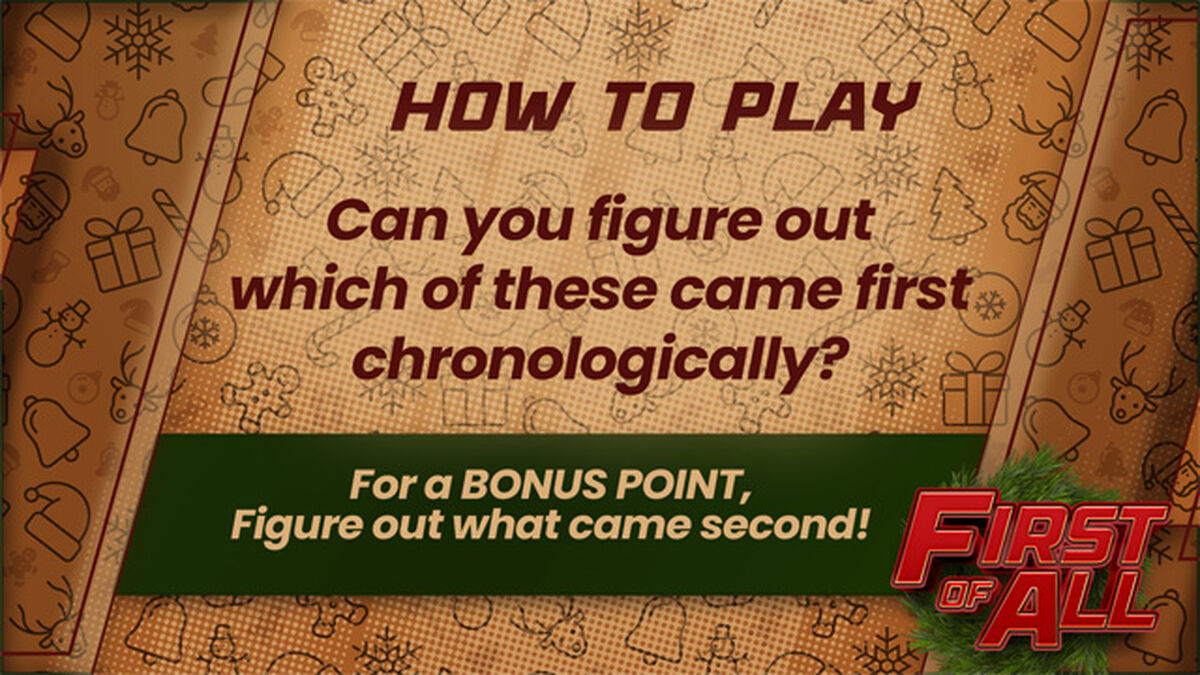 First of All: Christmas image number null